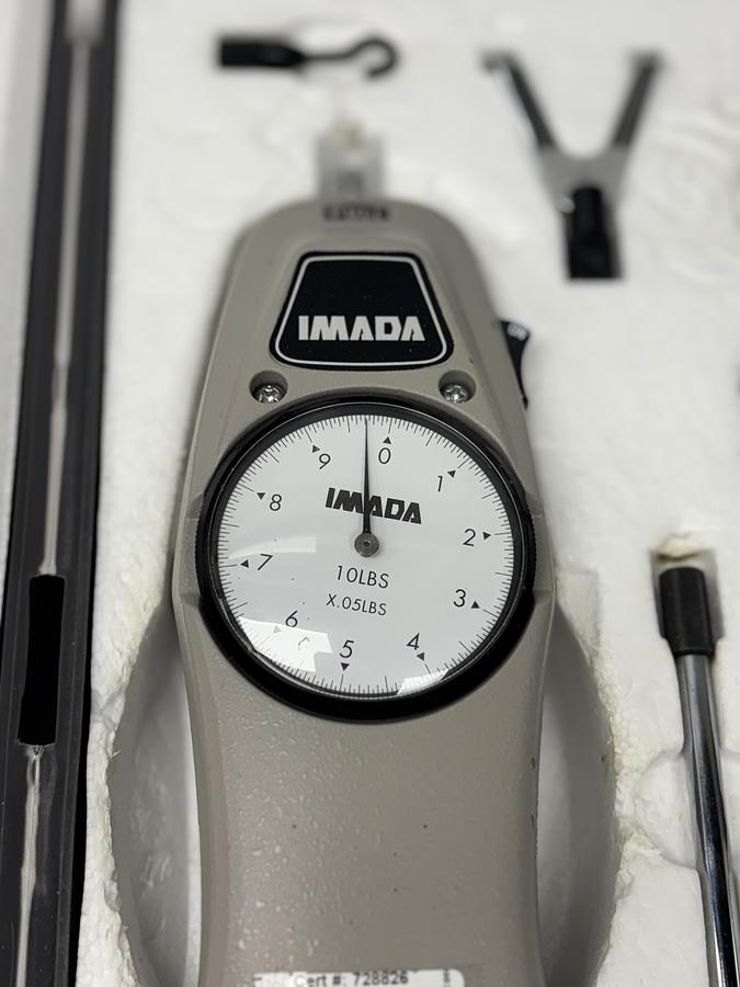 Used Imada 10lbs Push/Pull Mechanical Force Gauge – Precision Measurement Tool GHC-40
