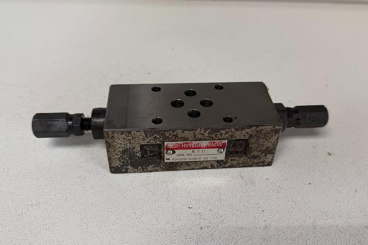 Used Toyo-Oki HF3H-W40K-025A Solenoid Valve MFG. NO. 5A02 GHA-181