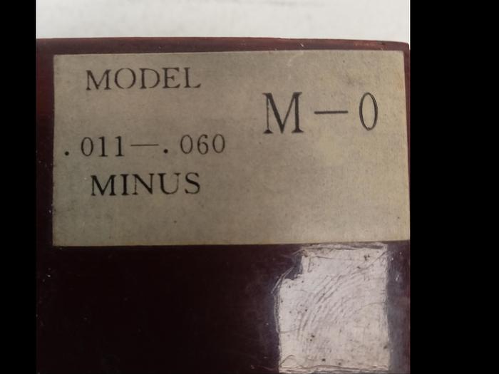 Used Minus Pin Gage, M-0 .011- .060 90Pcs GH506