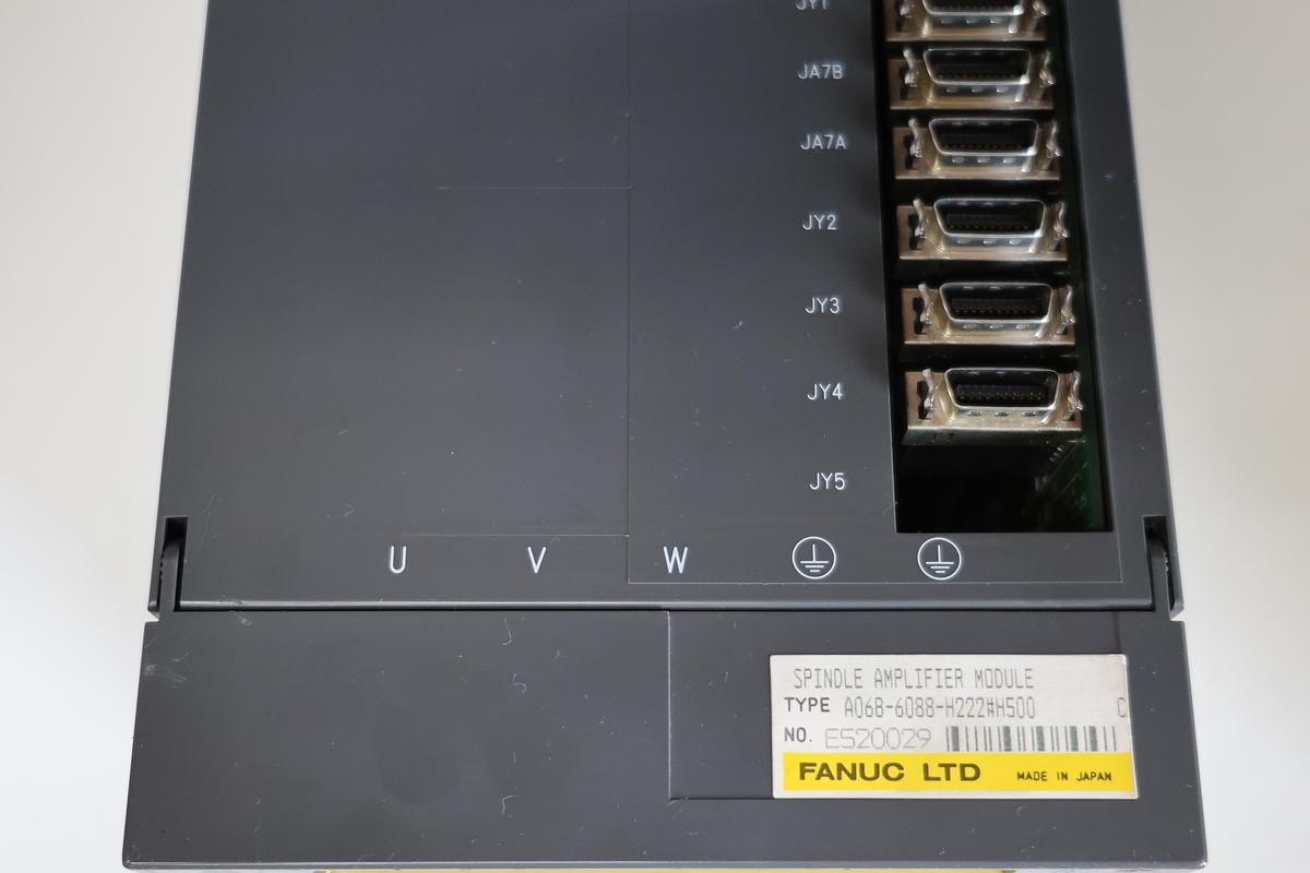Used FANUC A06B-6088-H222 #H500 Spindle Amplifier Module