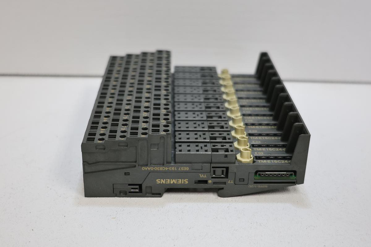 Used Siemens SIMATIC DP ET200S Terminal Modules Lot of 10 6ES7 193-4CB30-0AA0 TM-E15C24-01