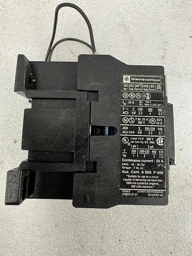 Used LC2D0910 REVERSING CONTACTOR 600V GHA-158-C3