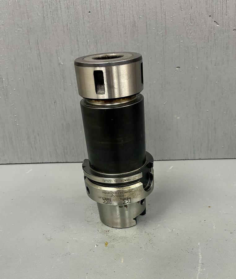 Used Kennametal HSK63ATG075115M Collet Chuck Tool Holder HSK63A GHC-8