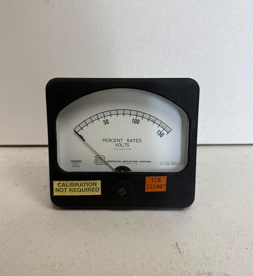 Used American Induction Heating 0-150 V Meter Hickok 69xQ GHC-31