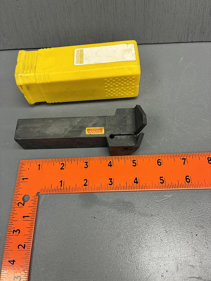 Used Sandvik Coromant JJ062‑16B‑070 Lathe Profiling / Grooving Tool Holder – 1" Shank – 70° GHC-9