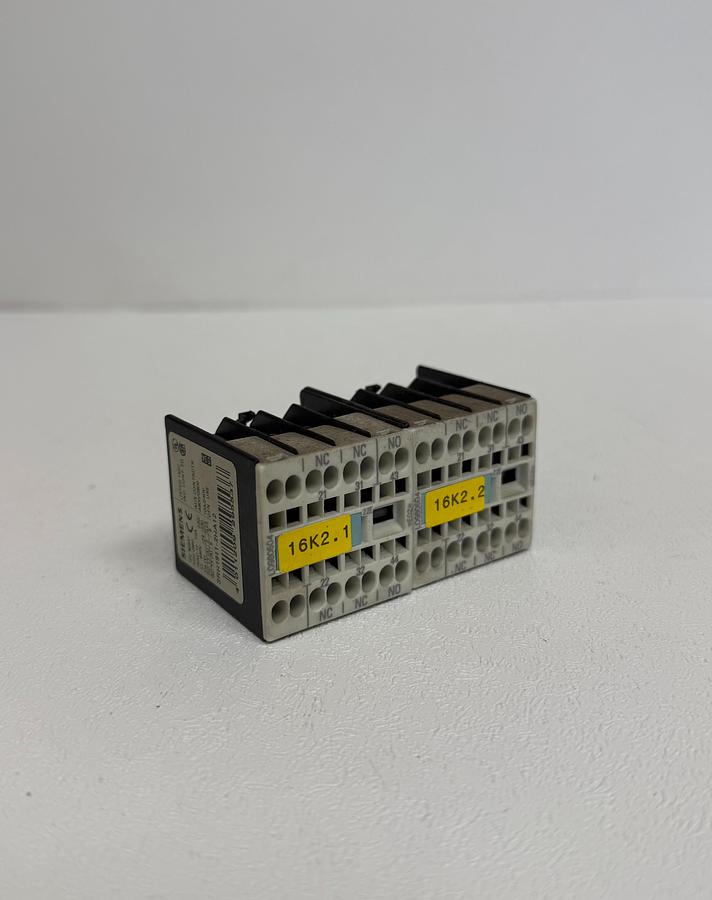 Used SIEMENS 3RH1911-2HA12 – Auxiliary Contact Block GHC-39