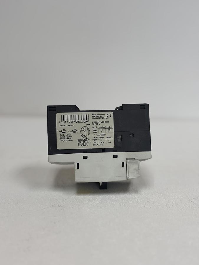 Used Siemens 3RV1011-1AA10 Motor Protection Circuit Breaker GHC-40