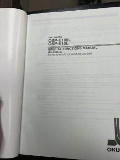 Used OSP-E100L Special Functions Manual MacTurn 350 Publication No. 4282-E - GHA-137