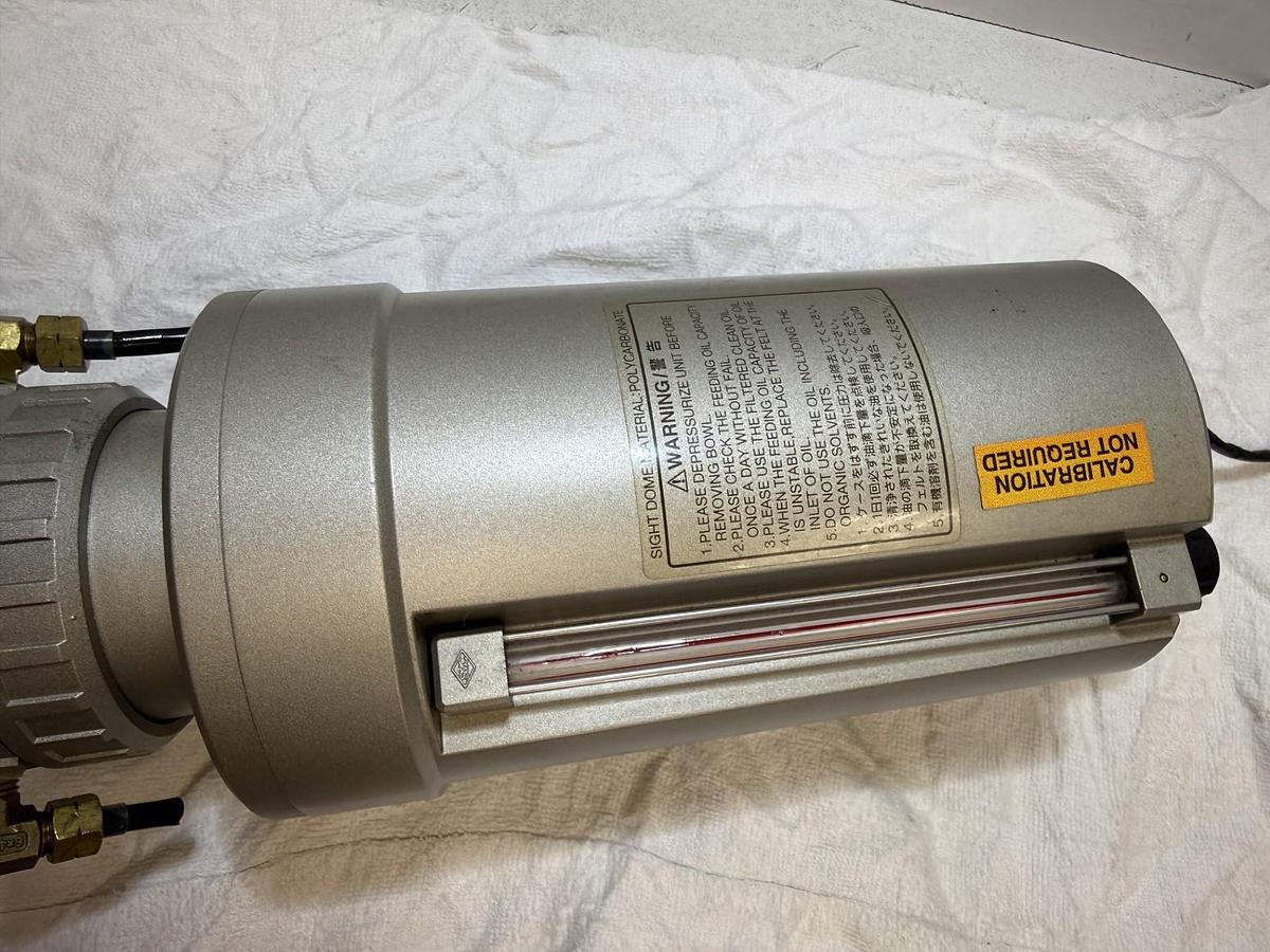 Used SMC AL430-02-1S-2-R-X240 Micro Mist Lubricator Airline Oiler 1/4" Pneumatic GHA-83