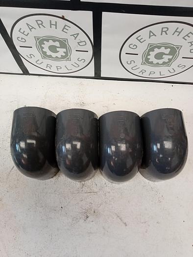 Used Lot of 4 Spears 2 1/2" PVC SCH 80 90° Elbow Socket 806-025 D2467 GH