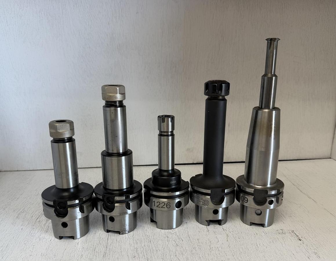Used (Lot of 5) HSK Tool Holders