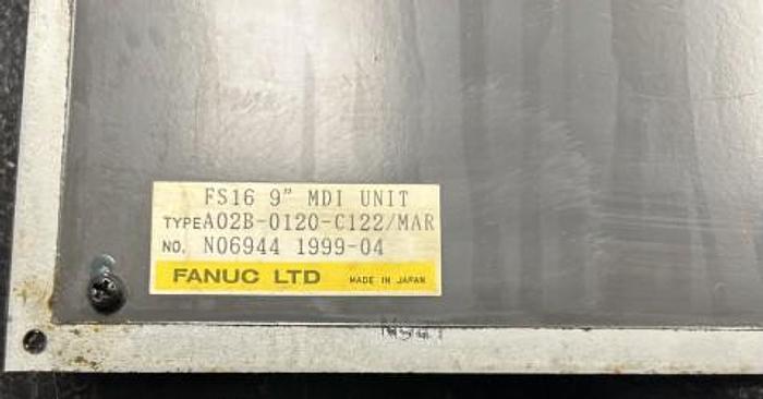 Used Fanuc A02B-0120-C122/MAR Small MDI Unit 9" - GHC-14