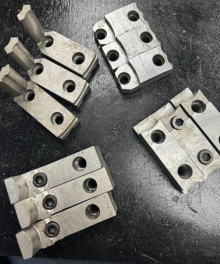 Used 4 sets of 3 pcs each - Aluminum Chuck Jaws - 2-3/4" - 3-1/2" sizes - GHB-65