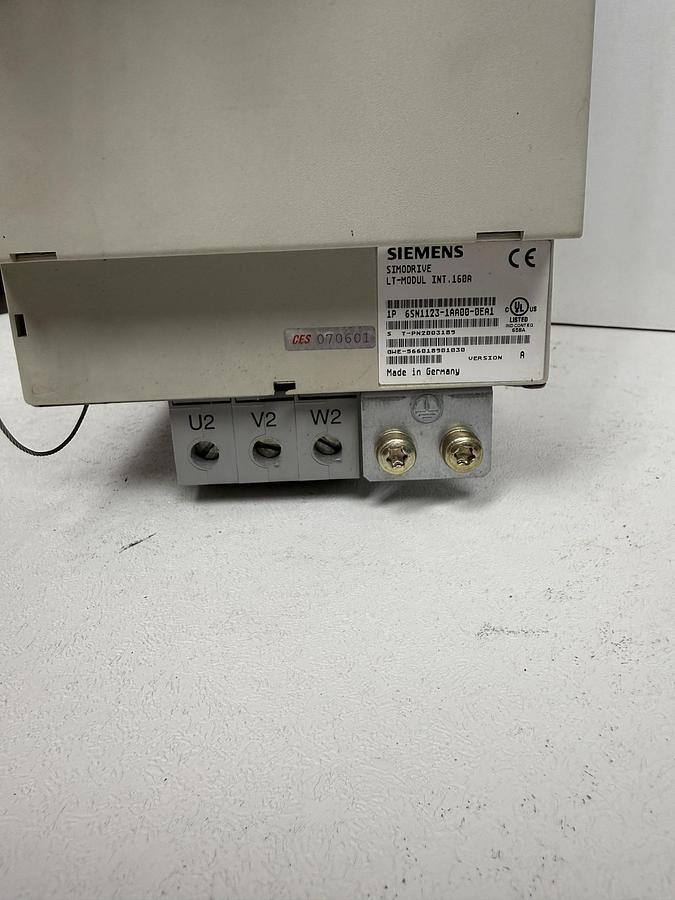 Used Siemens 1P 6SN1123-1AA00-0EA1 Simodrive Power Module – Tested GHC-51