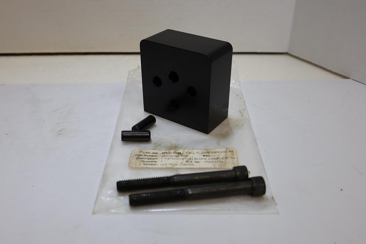 LIGI-00764-007 1-1/2" Elevation Block Assembly w/ Hardware - New