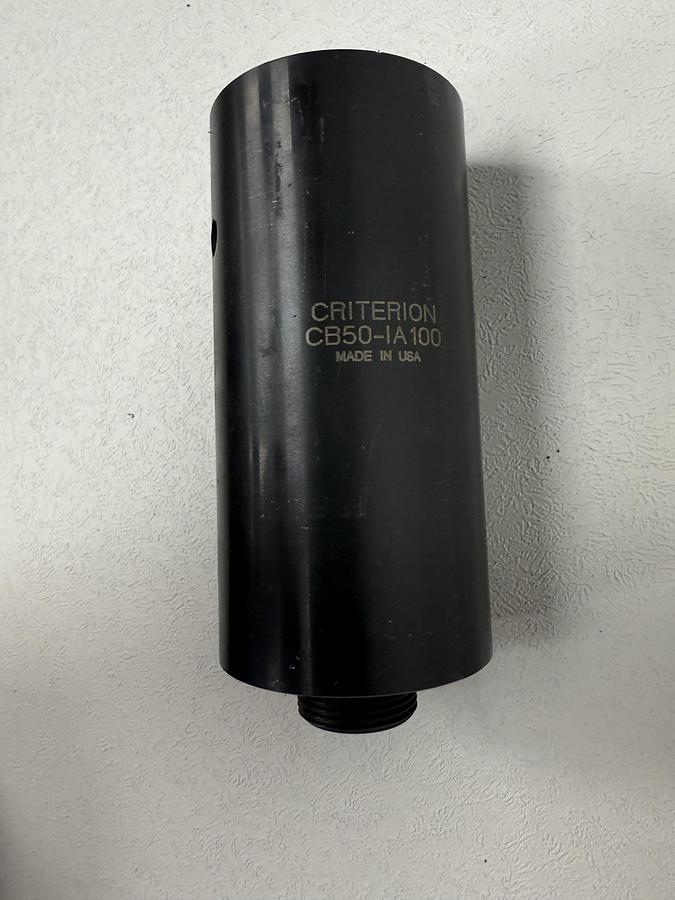 Used Criterion CB2-IA4, CB50-IA100, Boring Head Extension Adapter 4" Body GHC-30