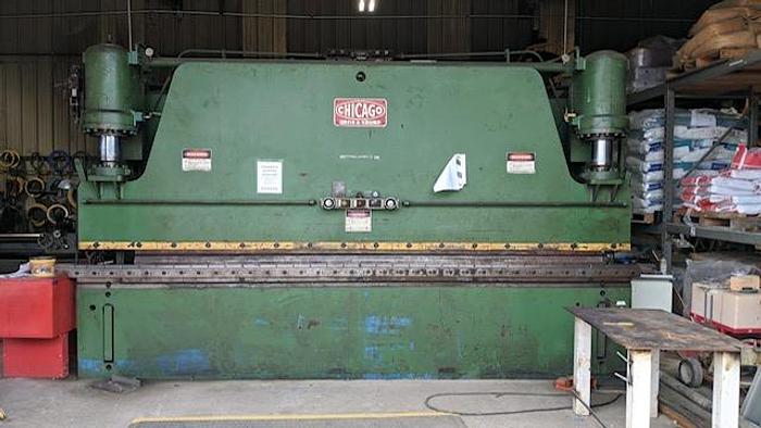 Used 200 Ton Chicago  Hydraulic Press Brake