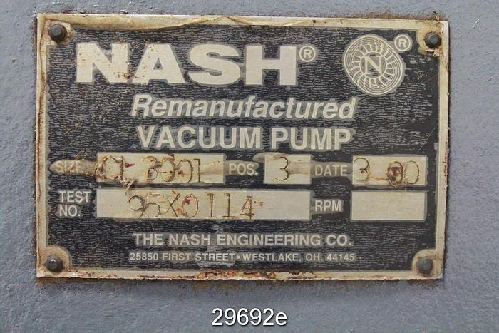Refurbished Nash CL3001 Vacuum Pump #29692