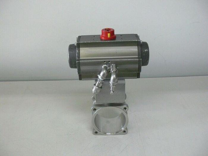 Used ABZ 80DA Pneumatic Actuator Valve 150 PSI Max