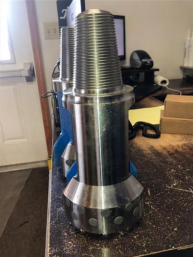 6" Cable Tool Flat Face Button Bit