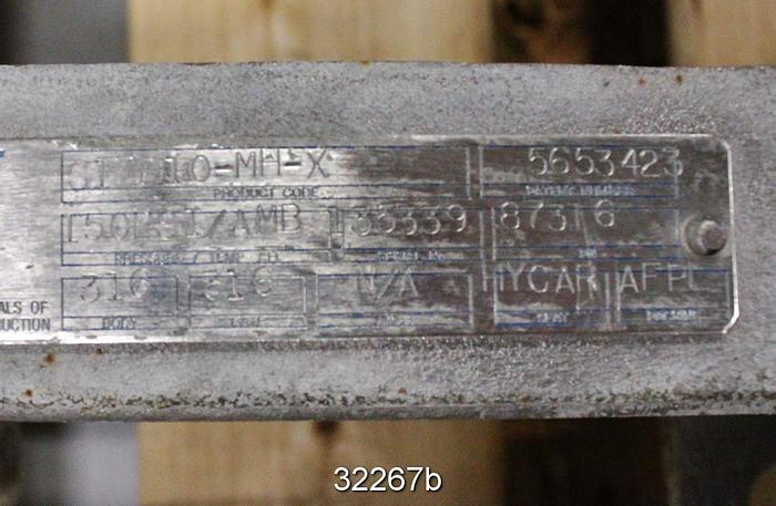 Used Rovalve S17D10-MH-X 10" Hand Operated Knife Gate Valve #32267