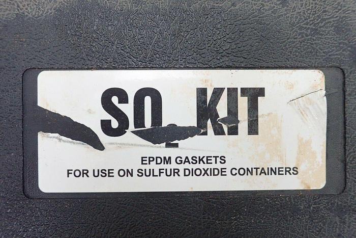 Used Indian Springs SB Sulfur Dioxide Ton Container Gasket Set ~ SO2 Kit EPDM Gasket