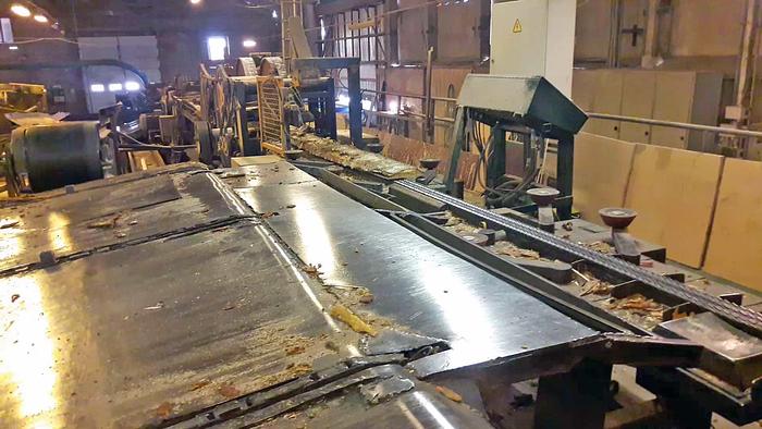 Used 1974 ARI Sweden Complete sawline ARI with 2 sas KL10 and KL12 and edger