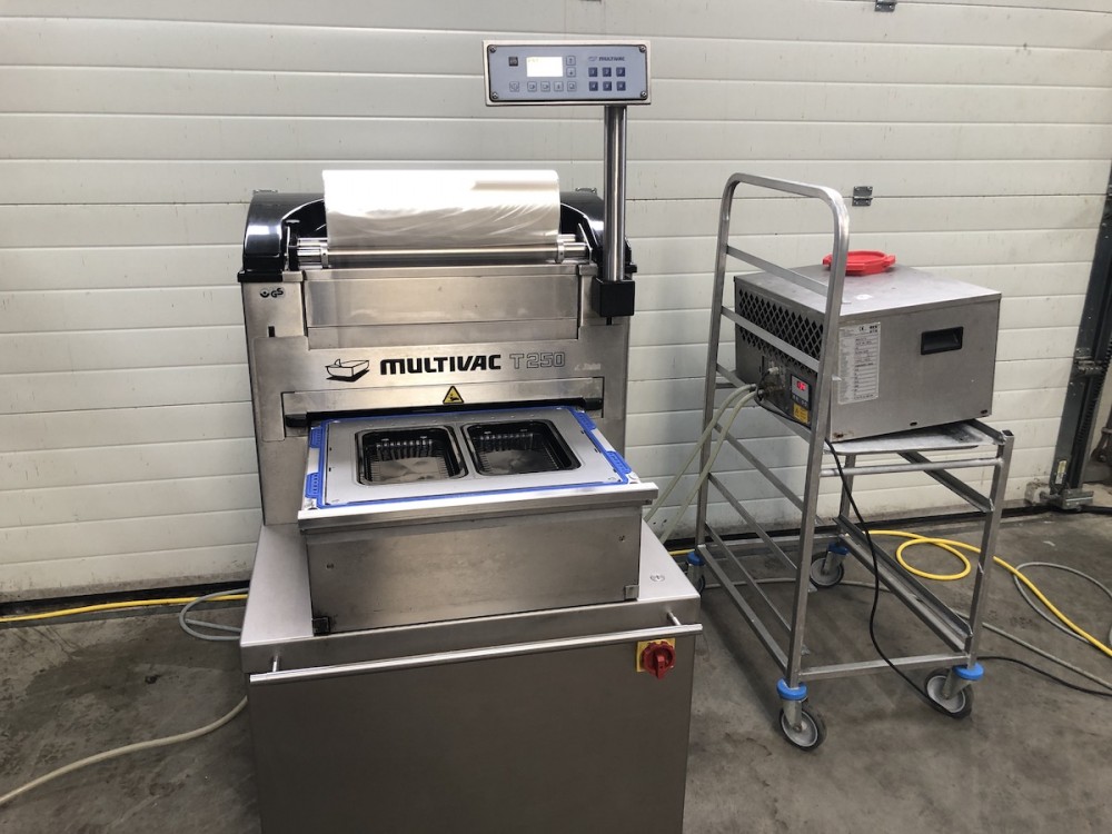 Used Multivac T250 automatic traysealer