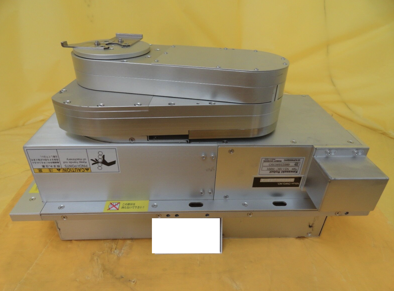Used Kawasaki NS110C-B001 Chuck Box Robot 4K192-238-4 NSR-S307E DUV Cut Cables As-Is