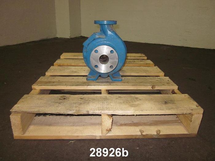 Used Goulds 3196s, 1x1.5x6, SS Casing, SS 5 Vane 5.5" Impeller #28926