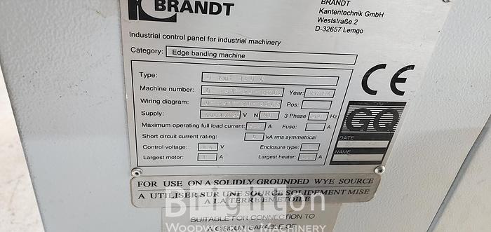 Used 2014 Homag Brandt Ambition 1120FC, Used Edgebander w/ Pre-milling and Corner rounding(coming soon)