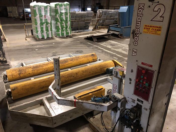 Used KALAMAZOO PACKAGING SYSTEMS MODEL 6110HFA-CW COCOON ROLL WRAPPER