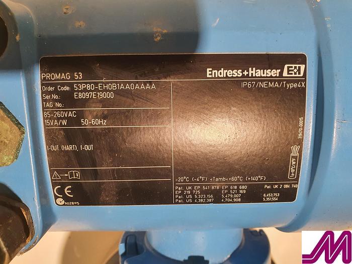 Used Endress & Hauser Pro Mag P Flow Meter