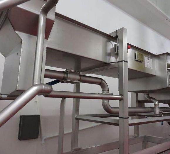 Used DUTCH TECSOURCE VEGETABLE WASHING AND STEAM BLANCHING LINE