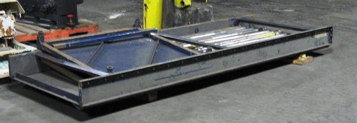 Used Belt Conveyor, Total Length 30 Feet, Uses 36" Wide Belt. Speed 60 Fpm, Drive Is 5 Hp, 460V, 1785 Rpm. #23972