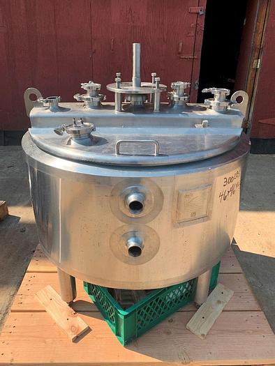 Used Tank, 50 Gallon, S/st, Jkt, Scrape Agit, Batch Pasteurizer #S744252