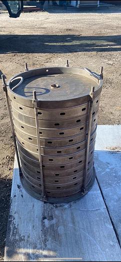 Used Used Sparkler Filters Inc. 304 stainless steel horizontal plate filter 18-D-12