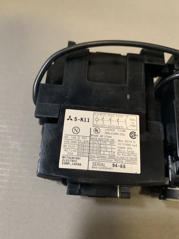 Used Mitsubishi Contactor S-K11