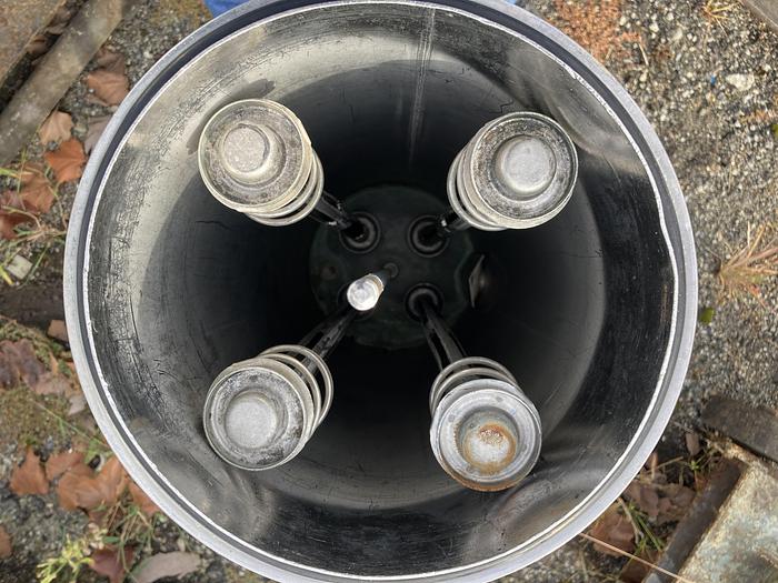 Used Used Ametek (4) 24" cartridge stainless steel filter