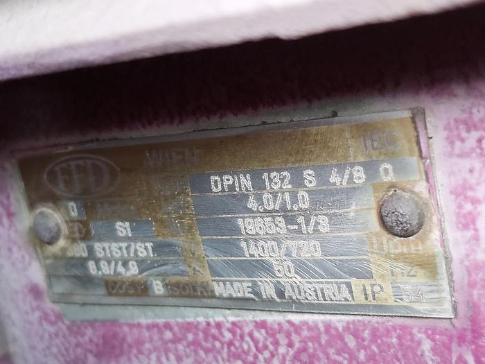 Gebraucht Starker Abluftventilator einer Lackieranlage 4 KW, FFD,  gebraucht