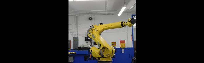 Used FANUC R2000iC/210L ROBOT ON  GUDEL RTU WITH R30iB CONTROLLER