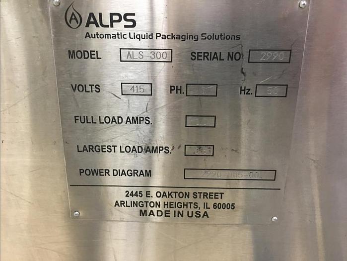 Used Weiler 624 Blow/Fill/Seal Machine