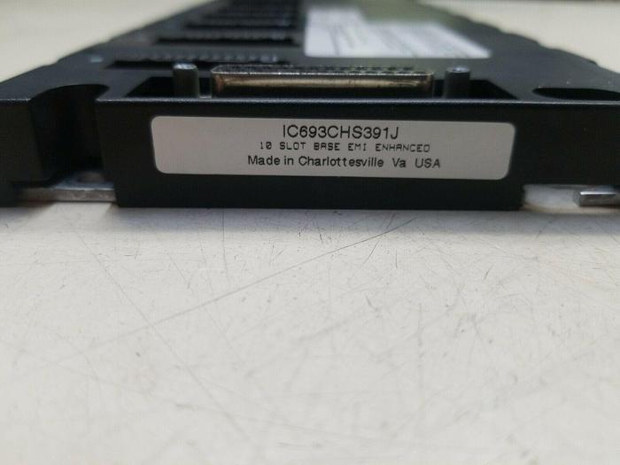 Used GE FANUC IC693CHS391J 10 SLOT BASE