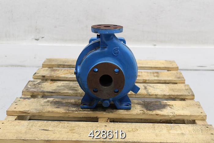 Used Goulds 3196 1x1.5x6 Pump, Ductile Iron Casing #42861