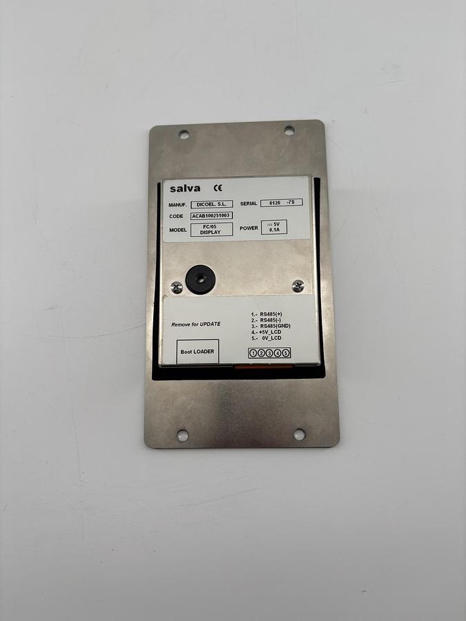 Salva Bake Off Oven Panel And Controller