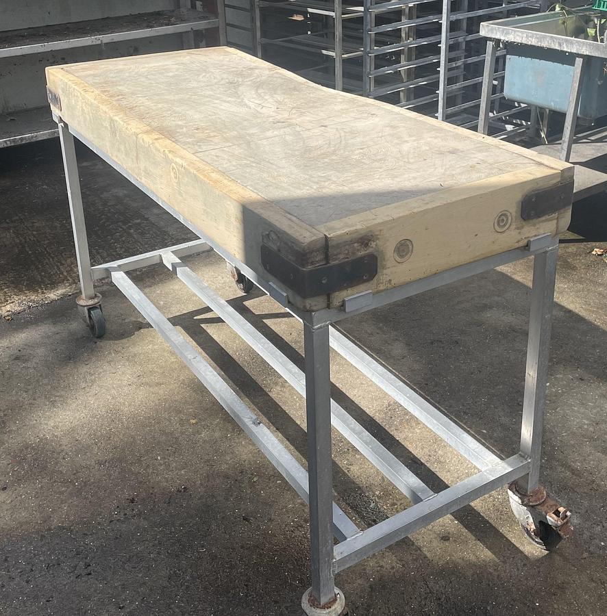 Used Heavy Duty Butchers Block/Table