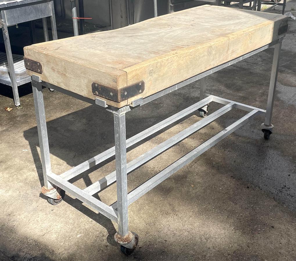 Used Heavy Duty Butchers Block/Table
