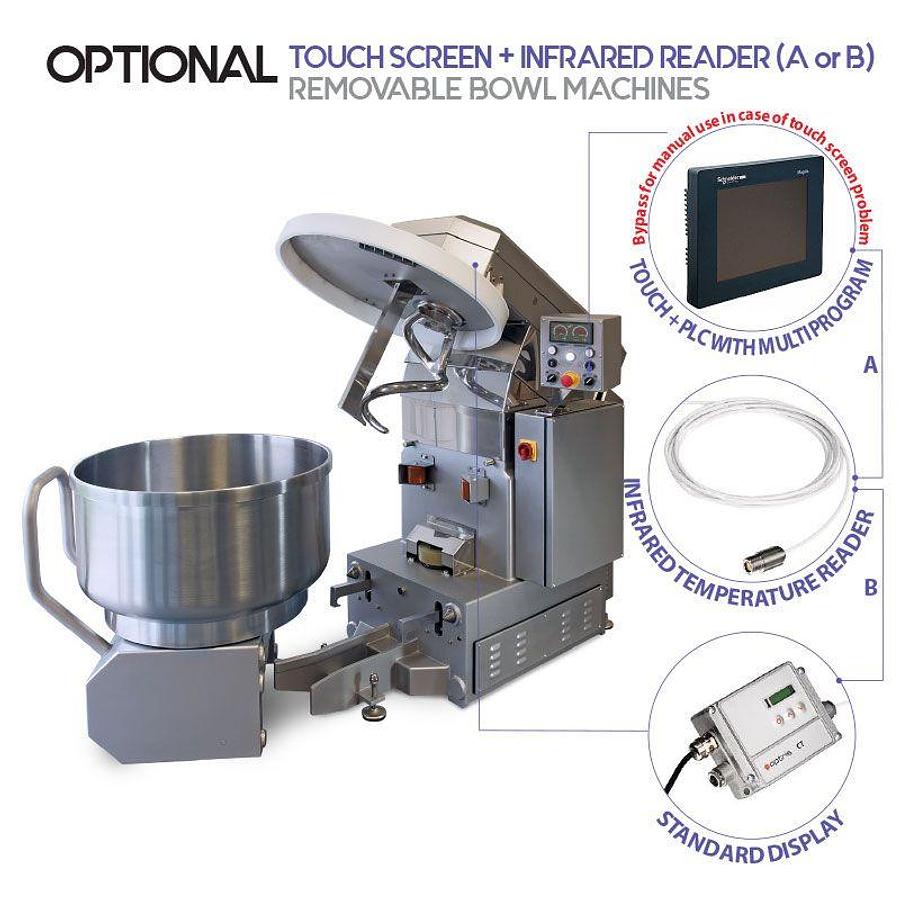 Automatic spiral mixer with removable bowl Mod.Unimix