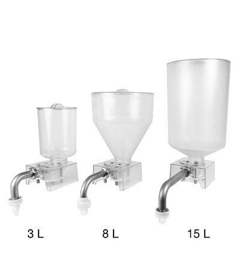 Tabletop Filling Machine for Depositing/Injecting Soft, Heavy and Stiff Products