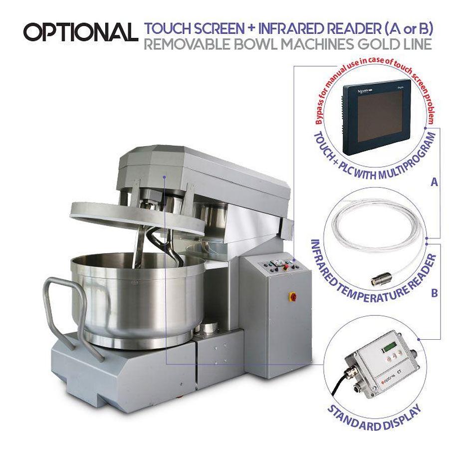 Automatic spiral mixer with removable bowl Mod.Gold
